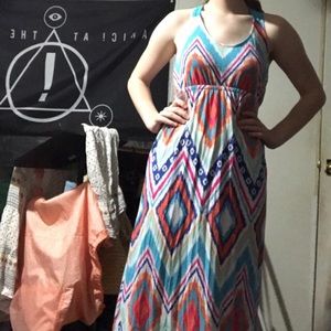 Aztec Print tank top maxi dress